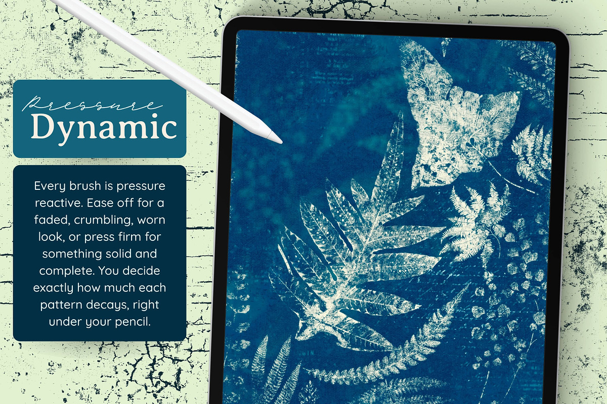Pattern Decay brushes for Procreate, a Brush Add-On by AJ Brushes (Photo 2 of 8)