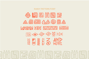 Rabsy: African Pattern Font