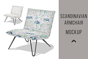 Vintage Armchair Mockup, a Household Mockup by Mockup Up! (Thumbnail 1 of 3)