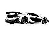 Supercar Vector Collection, an Illustration by Amazin_art (Thumbnail 2 of 9)