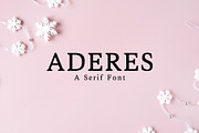 Aderes Serif 2 Font Family Pack, a Serif Font by Creativetacos (Thumbnail 1 of 5)