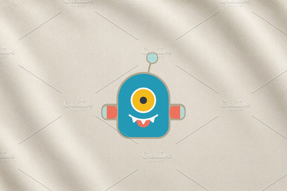 Robot Monster Vector, a Decorative Illustration by Vectorium Studio (Photo 3 of 3)