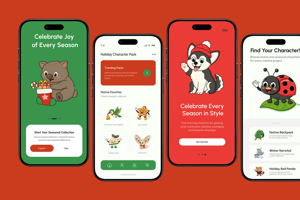 Holiday & Seasonal Characters Icons, an Emoji Icon by Brickclay (Photo 5 of 11)