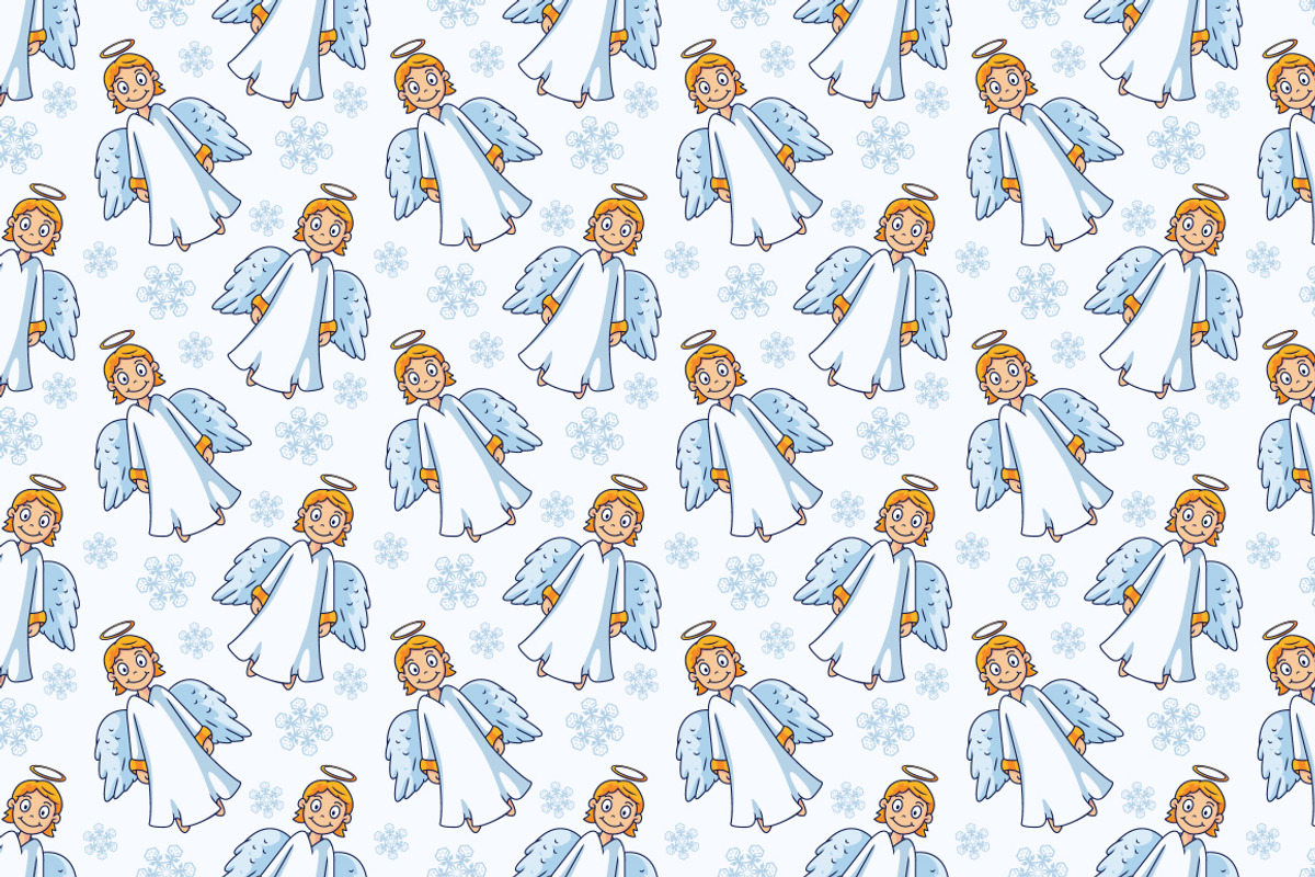 Christmas Seamless Pattern Set, a Pattern Graphic by pixaroma (Photo 5 of 5)