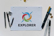 Circular Compass Direction Logo, a Branding & Logo Template by jongcreative (Thumbnail 3 of 4)