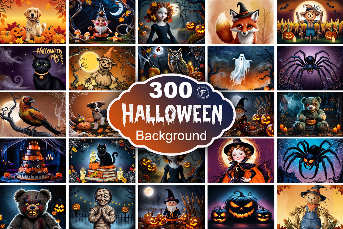 Halloween Background, a Background Graphic by Forhadx5 (Photo 1 of 14)