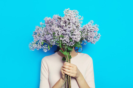 Portrait of woman covering her head, a Person Photo by Rohappy