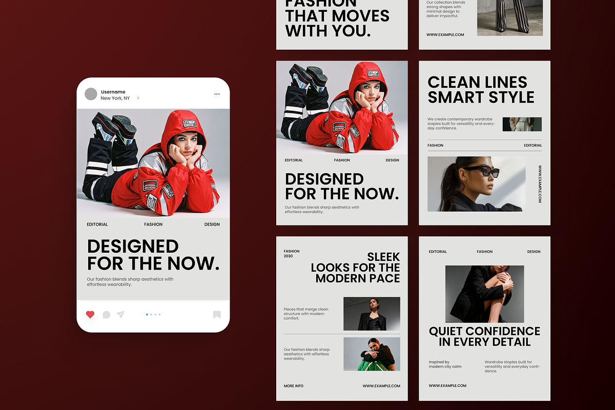 Fashion Instagram Post, a Social Media Template by Annora Studio (Photo 5 of 6)