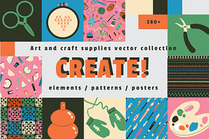 Art & Craft Bundle elements patterns