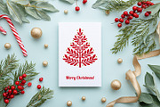 Red and Gold Watercolor Christmas, a Seasonal Illustration by ArtIrisArt (Thumbnail 10 of 13)