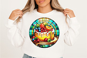 Summer Stained Glass Clipart Bundle., an Illustration by SVGArt (Thumbnail 5 of 9)