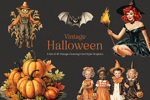 Vintage Halloween Graphics