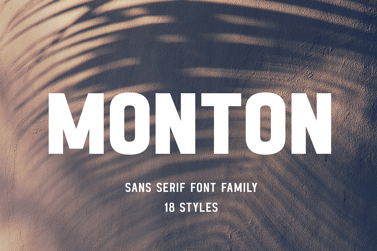 Monton, a Sans Serif Font by Larin Type Co. (Photo 1 of 12)