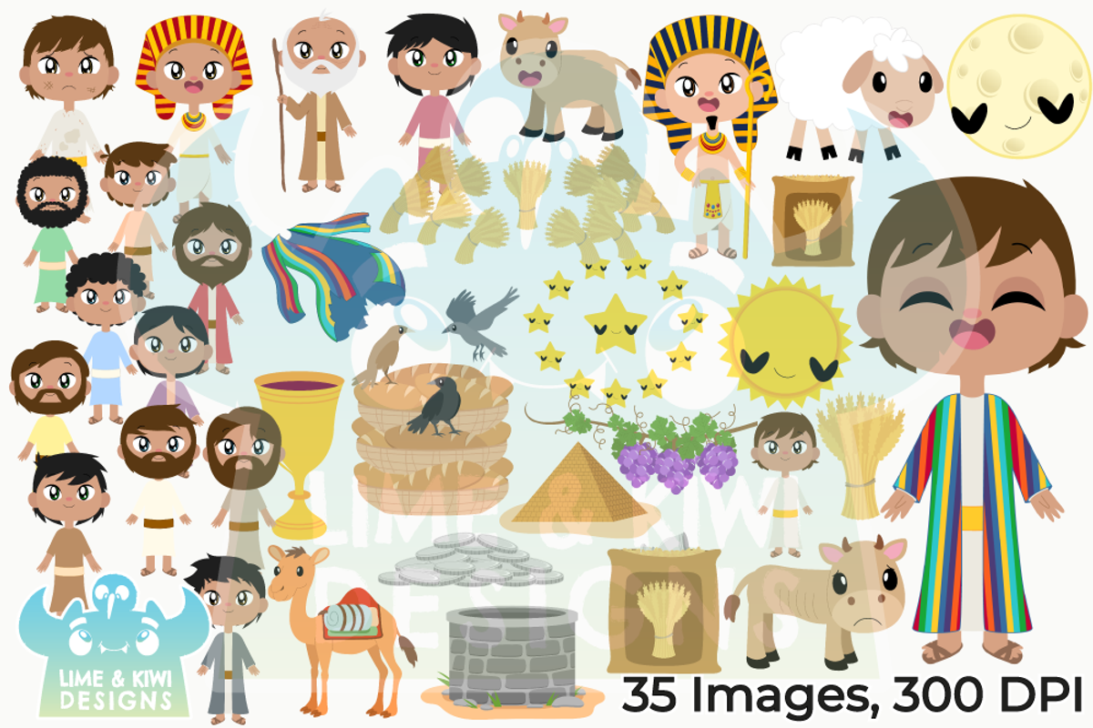 Joseph The Dreamer Clipart, a Person Illustration by Lime & Kiwi Designs (Photo 2 of 2)