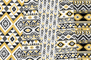Black & Gold Boho Seamless Pattern, a Pattern Graphic by Avenie Digital (Thumbnail 4 of 4)