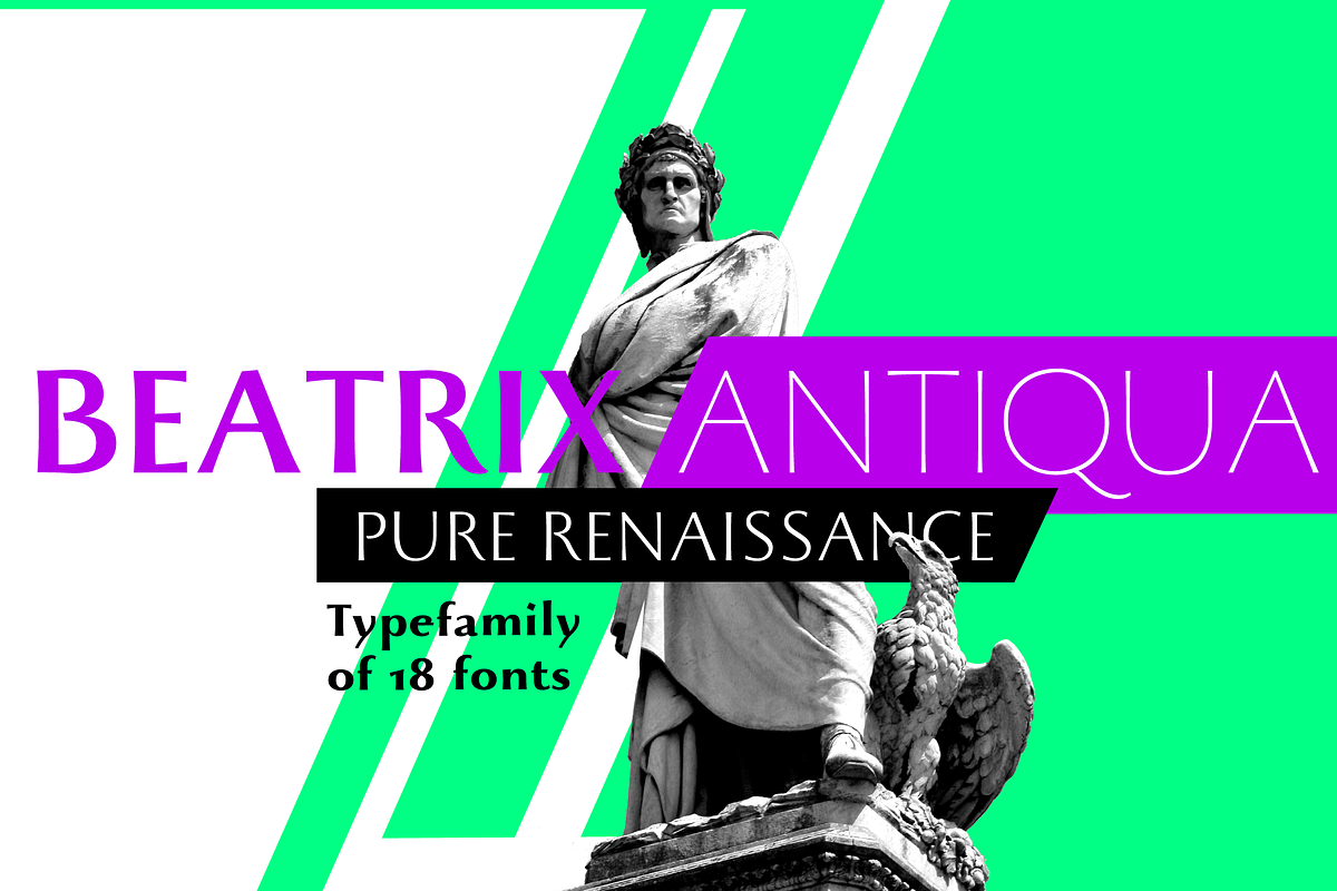 Beatrix Antiqua - 18 fonts