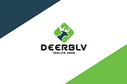 Deer Logo Template, a Branding & Logo Template by Avartde Creative (Thumbnail 1 of 2)