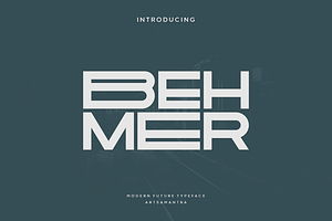 Behmer - Modern Display Typeface