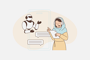 Customer Service Illustration, an Object Graphic by Jump Studio (Thumbnail 6 of 12)