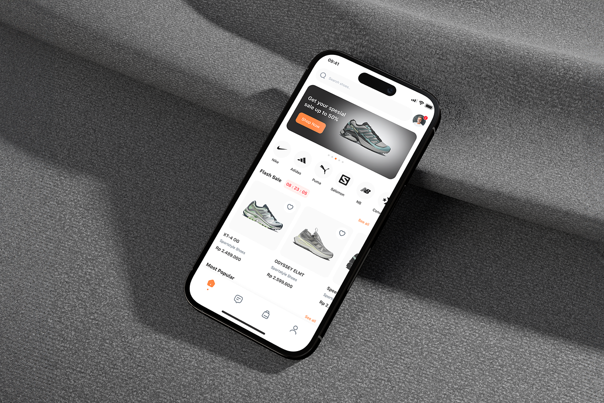 FootWise - Ecommerce Mobile UI KIT, an UI Kit Template by Odama (Photo 9 of 12)