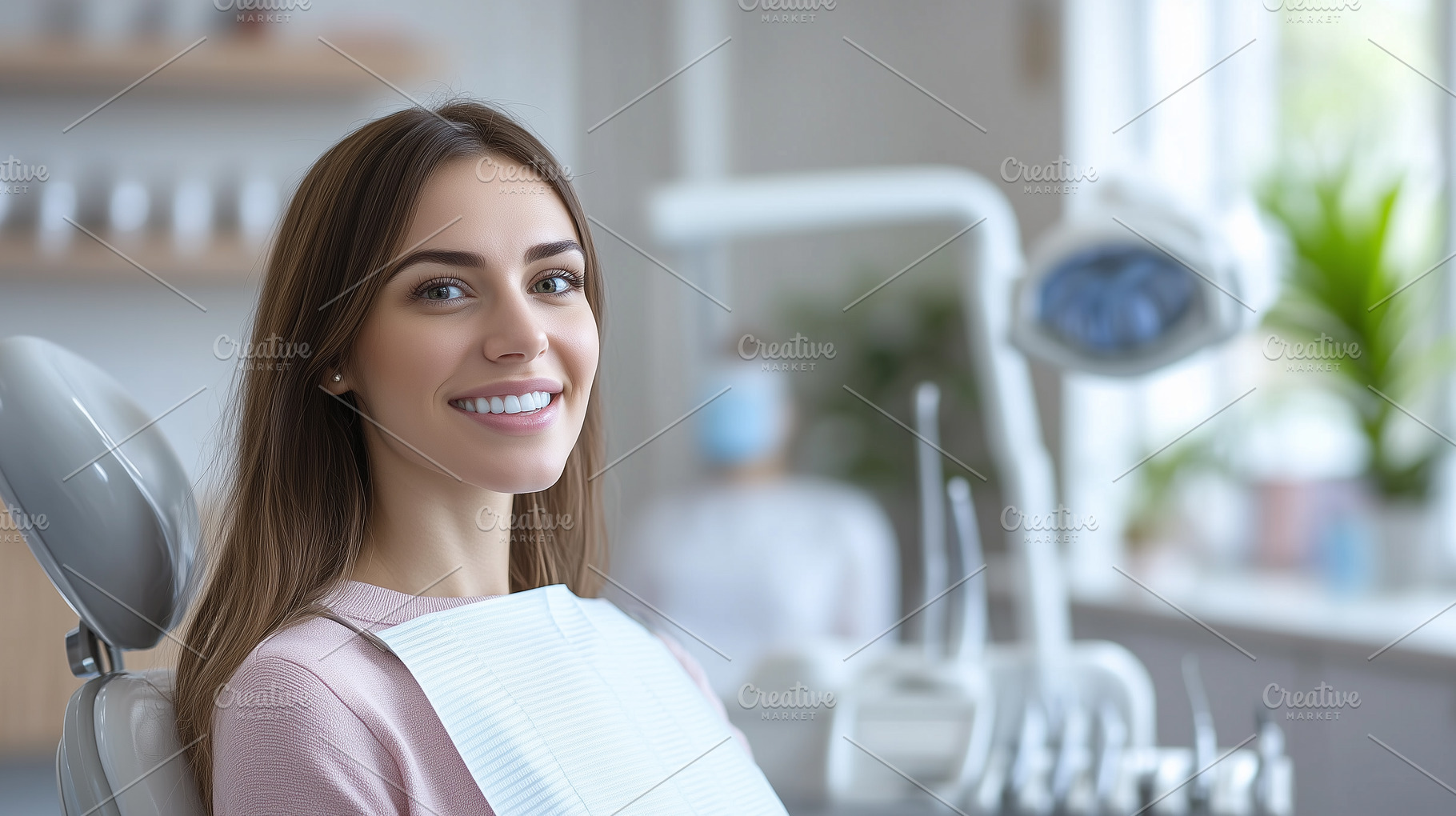 Smiling young woman sitting, a Health & Medical Photo by MistyDay