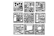 Interior and exterior doodles svg, an Object Graphic by SketchArtStudio (Thumbnail 3 of 3)