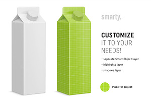 Juice Carton Mockups