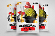 Graduation Party Flyer Template, a Flyer Template by Design Up (Thumbnail 1 of 2)