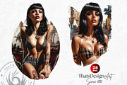 Rockabilly Girls Clipart Set, a Person Illustration by ThatsDesign Art (Thumbnail 10 of 10)