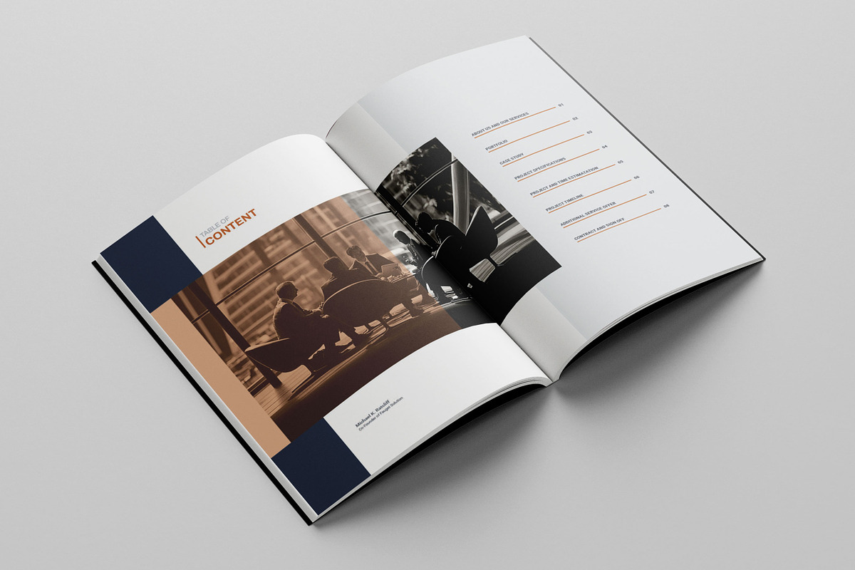 Business Proposal Template, Brochure, a Brochure Template by Niofix (Photo 2 of 6)