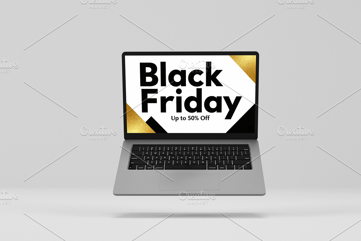 Black Friday card design, a Seasonal Illustration by Elen_Art (Photo 3 of 3)