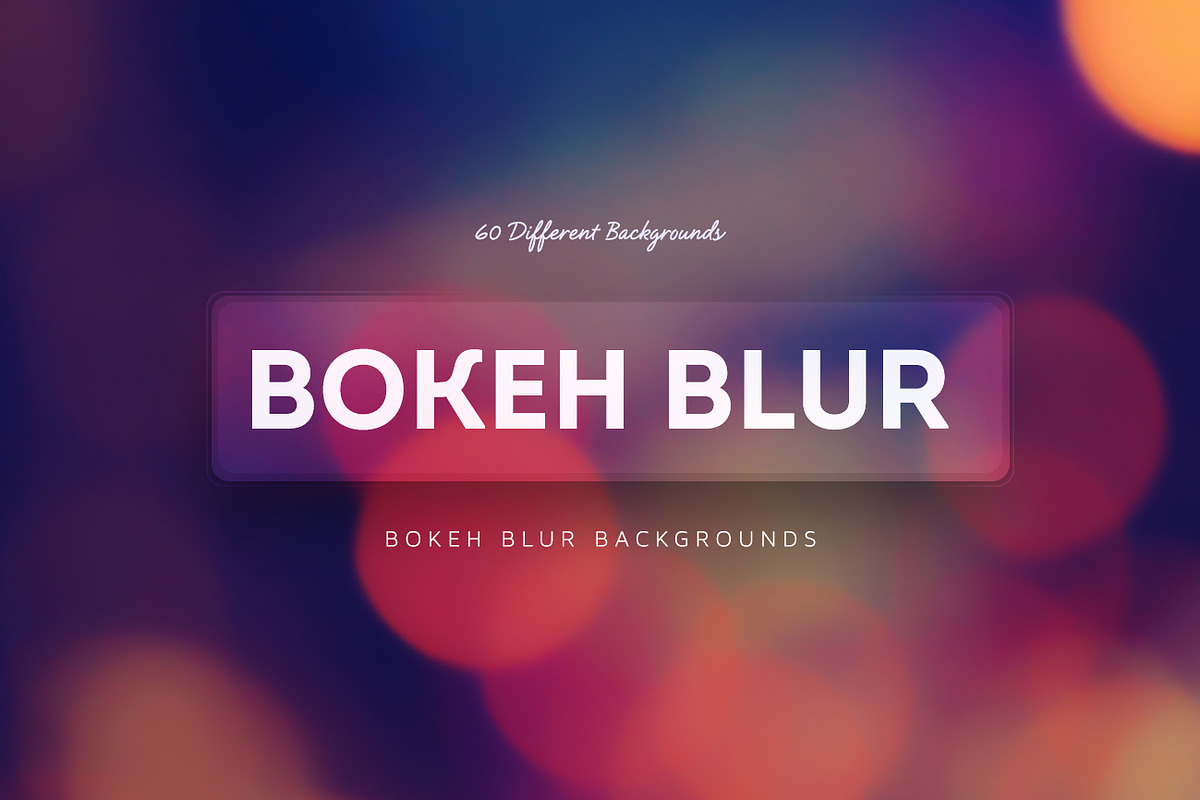 60 Bokeh Blur  Backgrounds, a Wallpaper Graphic by BIBIART (Photo 1 of 8)