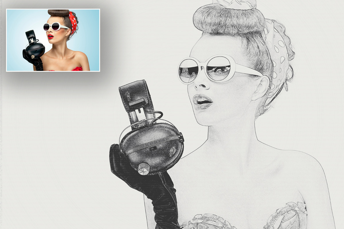 BUNDLE! 6 in 1 Sketch Action-80% OFF, an Action Add-On by Vatdesign (Photo 15 of 15)