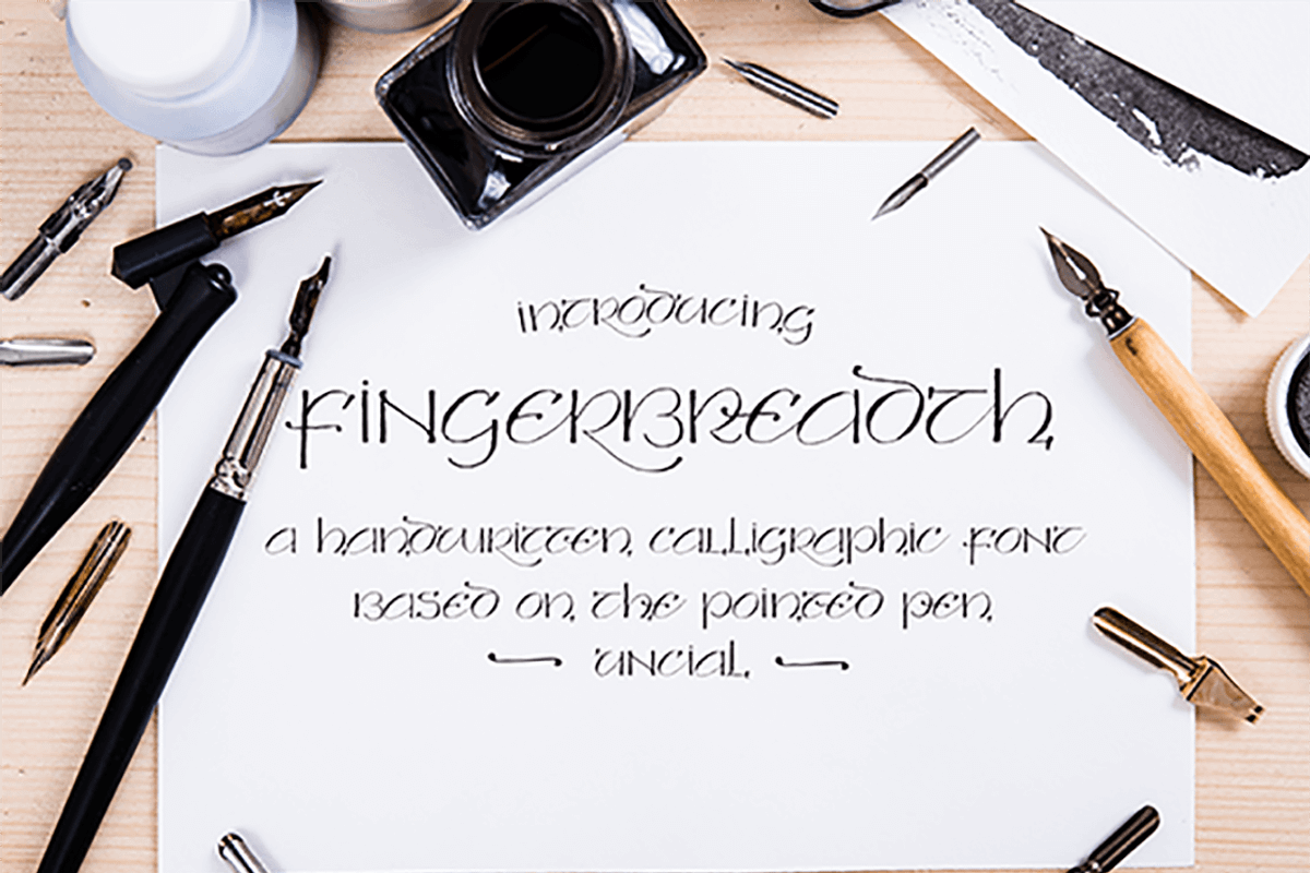 Fingerbreadth Font
