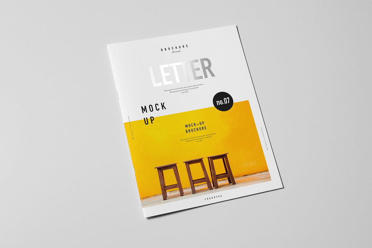 US Letter Brochure Mock-up 2, a Books & Magazine Mockup by Yogurt86 (Photo 4 of 11)
