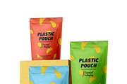 Plastic Stand-Up Pouch Mockup Set, a Packaging Mockup by pixelmock (Thumbnail 11 of 19)