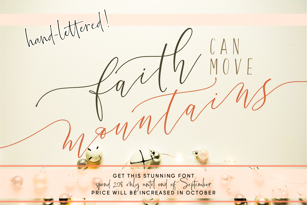 Sale 30% // Cintha Elegant Script preview 5
