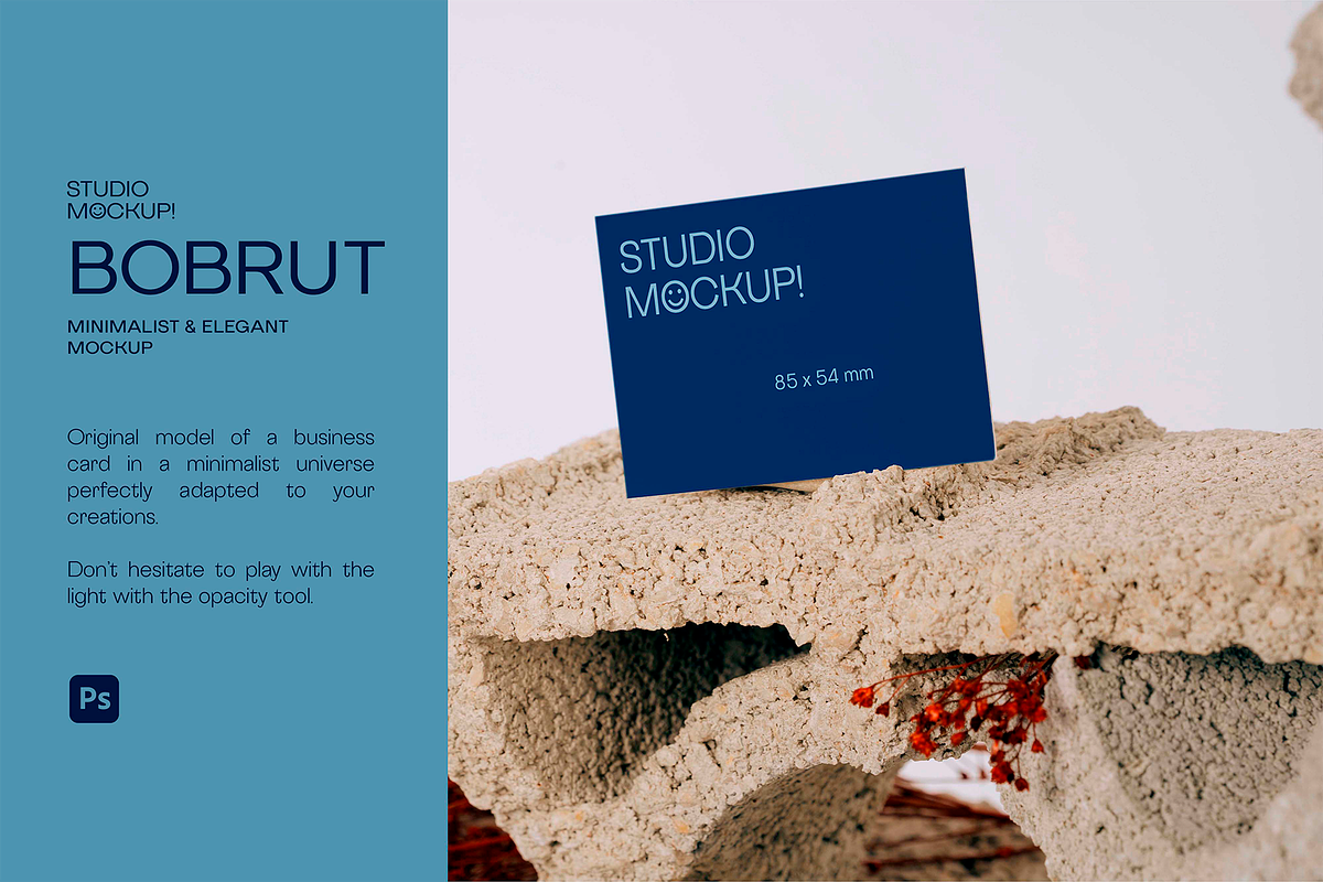 BUSINESS CARD MOCKUP BRUT, a Graphic by Le Studio Mockup (Photo 1 of 4)