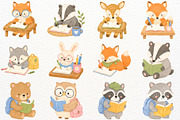 Forest School PNG Woodland Animals, an Animal Illustration by SugarCloudStudioArt (Thumbnail 2 of 7)