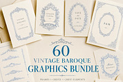 Vintage Baroque Clipart, an Object Illustration by HeavensStar (Thumbnail 1 of 9)