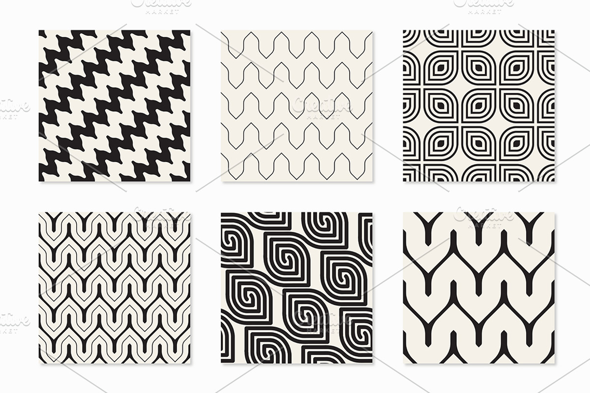 Petalled Patterns Bundle, a Pattern Graphic by Curly_Pat (Photo 2 of 7)