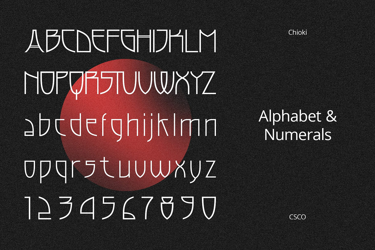 Chioki – Display Typeface, a Sans Serif Font by Craft Supply Co. (Photo 8 of 8)