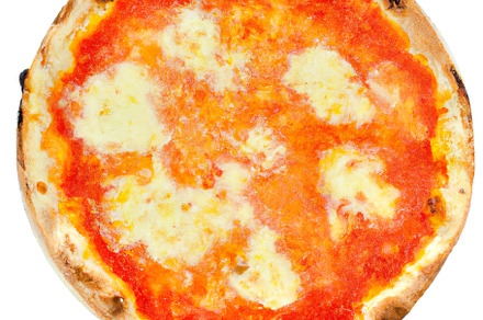 ai generated margherita pizza baked food isolated over white, a Photo by WorldPhotos