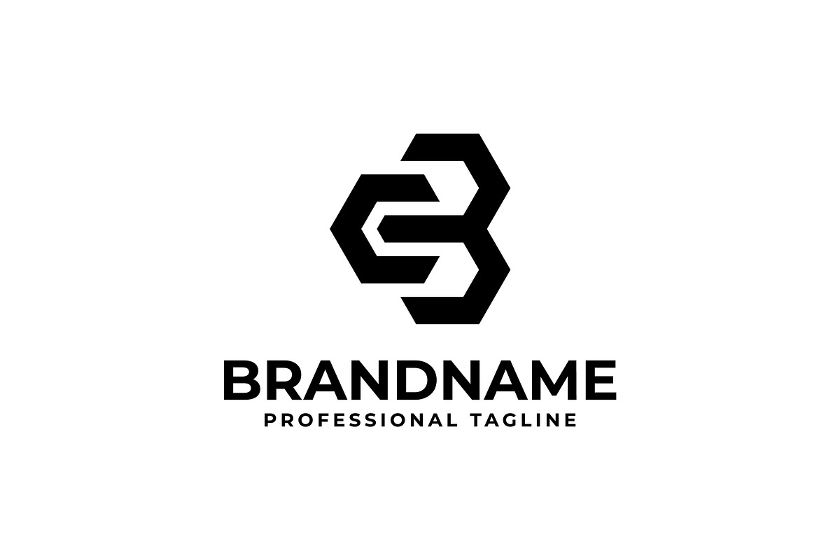 Letters CB Hexagon Logo, a Branding & Logo Template by Pray Art Design Studio