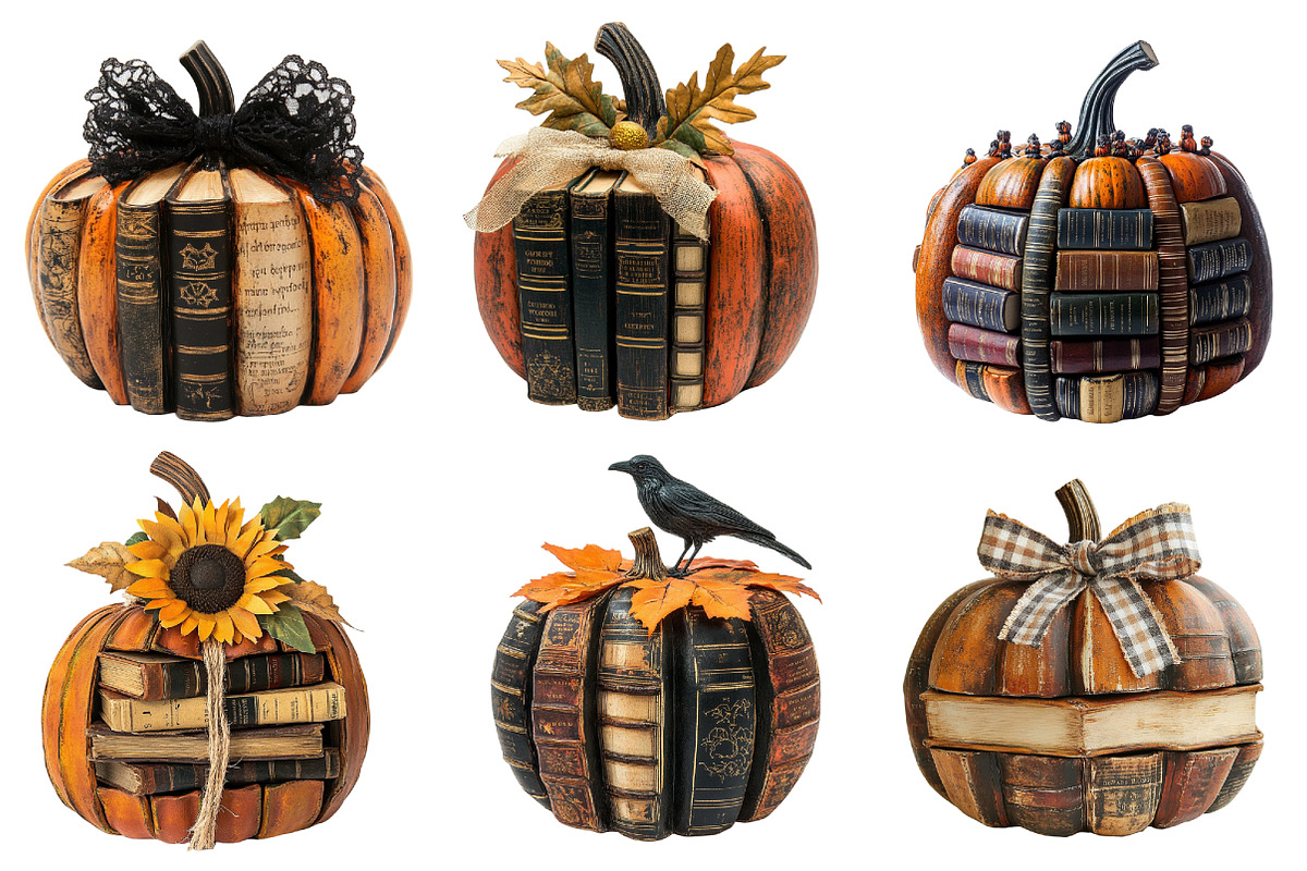 Fall Halloween Book Pumpkin Teacher, an Illustration by Designworld (Photo 3 of 5)