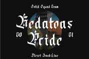 VT Datons - Blackletter, a Blackletter Font by ViactionType (Thumbnail 2 of 12)