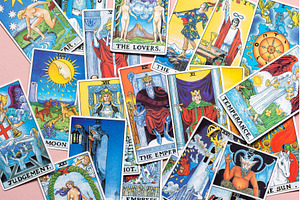 The classic card of Rider Waite deck, an Abstract Photo by MAnuta
