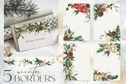 Christmas watercolor Winter Berries, a Seasonal Illustration by Yuliya Derbisheva (Thumbnail 9 of 17)