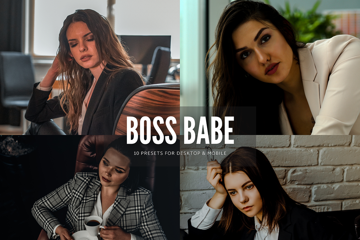 14 Boss Babe Lightroom Presets, a Preset Add-On by RamsaGraphi (Photo 1 of 10)