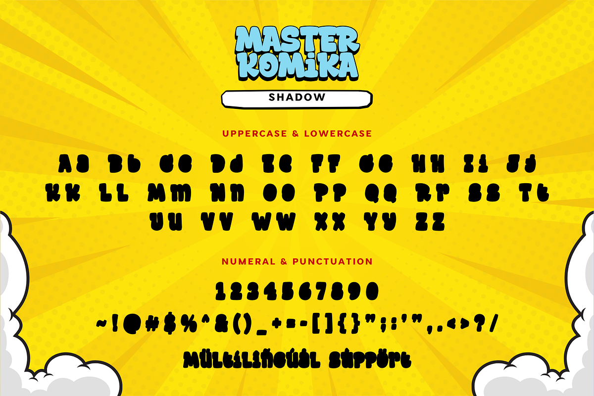 Master Komika - Comic Display Font, a Handwritten Font by Sronstudio (Photo 14 of 16)